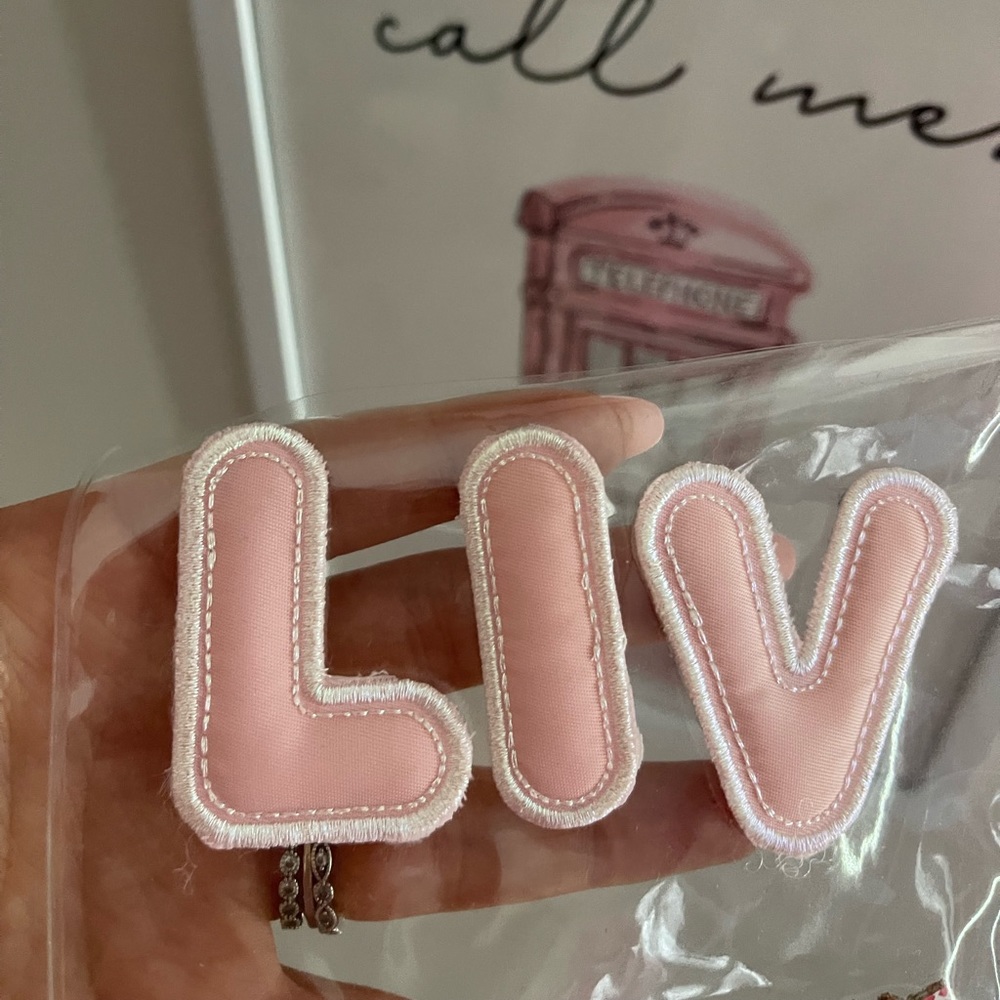 Pink Stoney Clover patches L I V